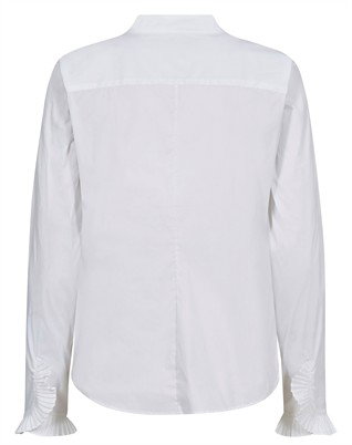 Mos Mosh - MMHassie Pleat Skjorte - White